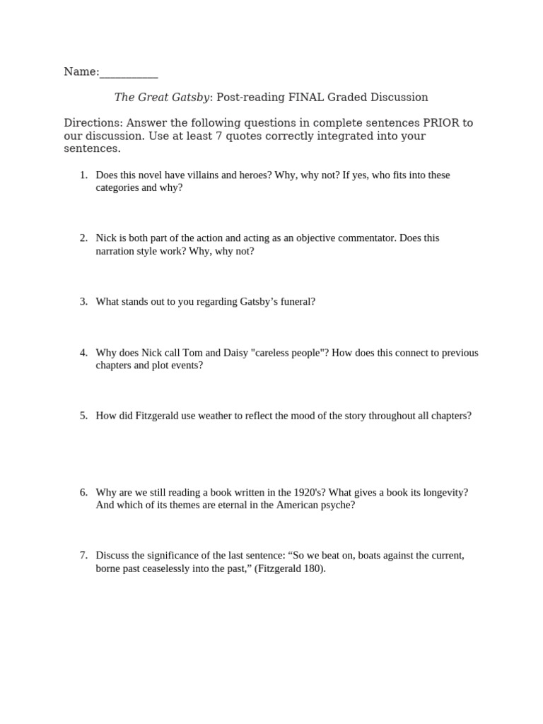 Graded Discussion POST Reading | PDF