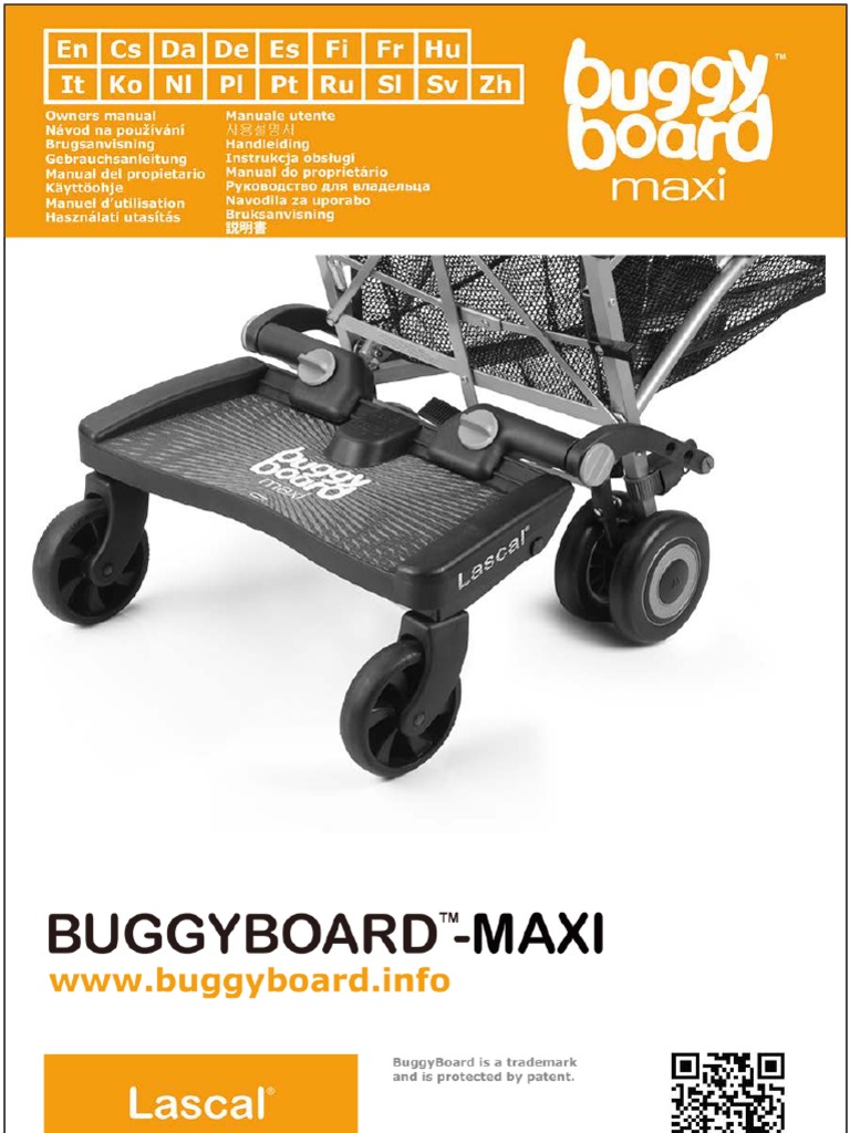 lascal buggy board manual