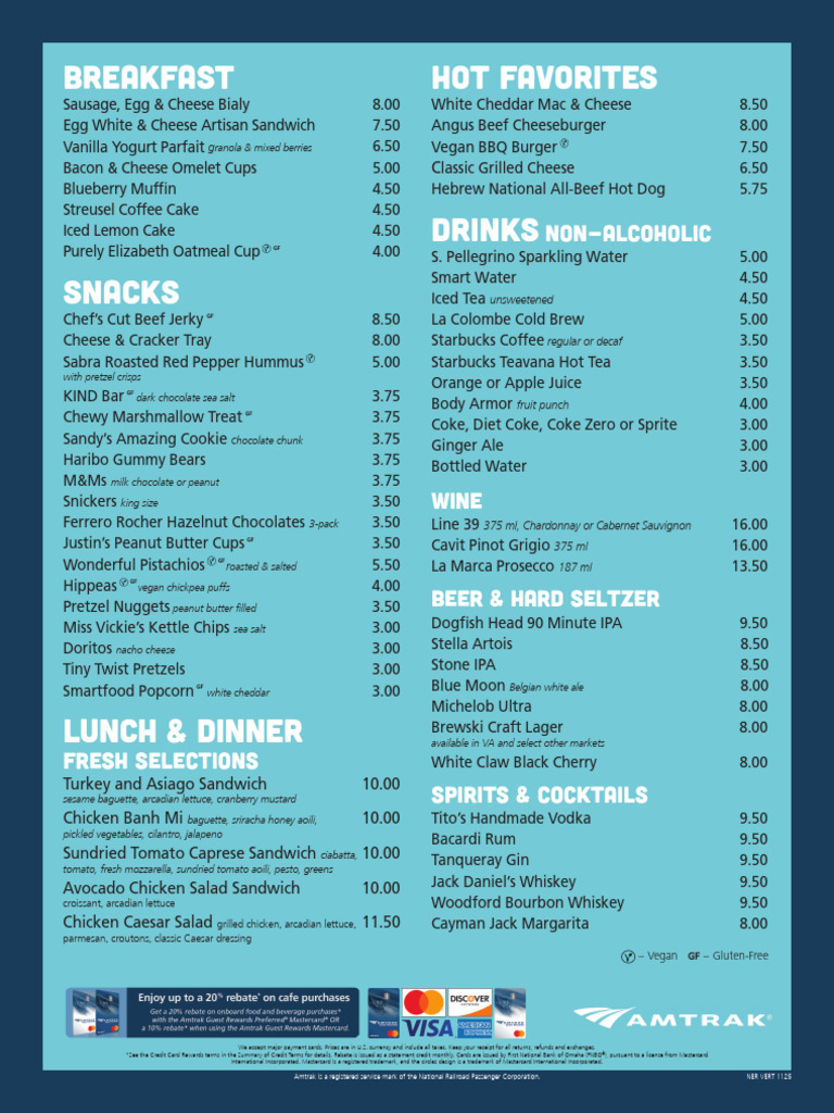 Corridor Cafe Menu | PDF | Drink | Foods