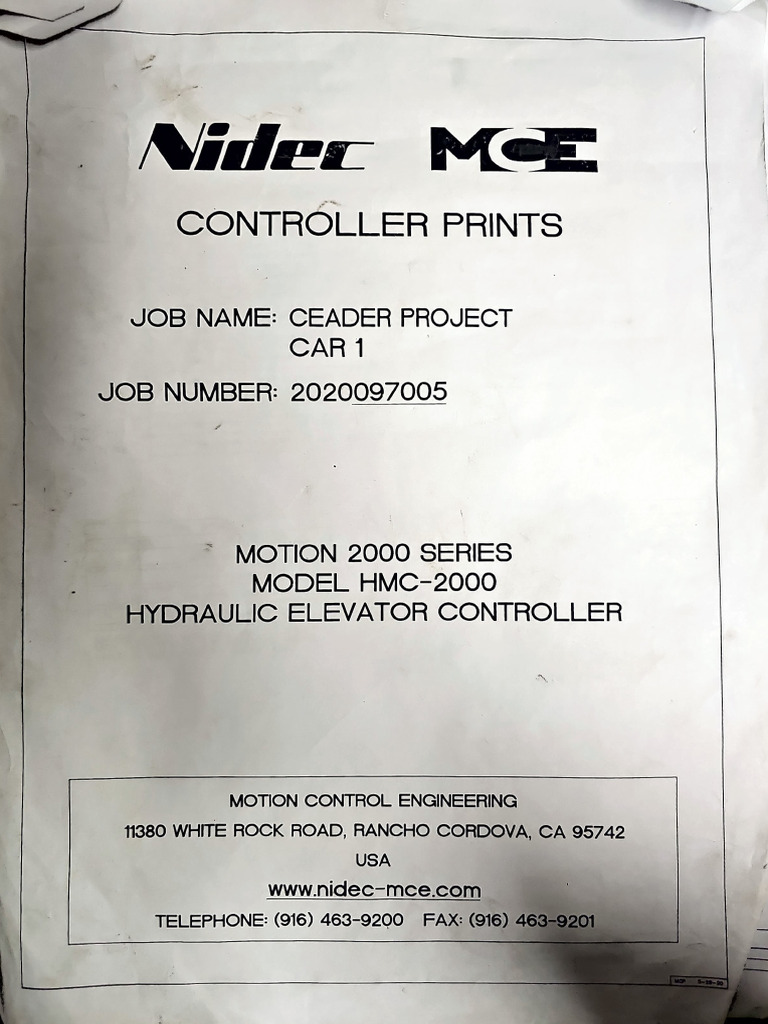 Hydraulic Elevator Controller Details | PDF | Relay | Elevator