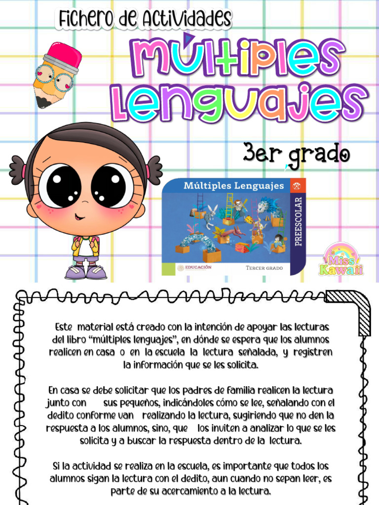Fichas de Actividades para 3er Grado | PDF | Las emociones | Cuentacuentos