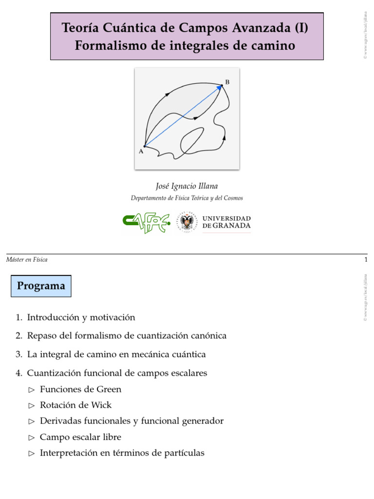TQCA (1) | PDF | Teoría del campo cuántico | Mecánica cuántica