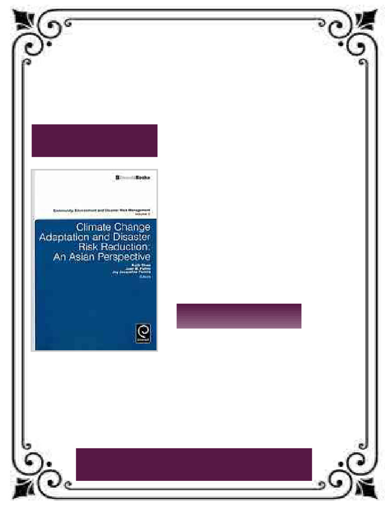 Climate change adaptation and disaster risk management an Asian ...