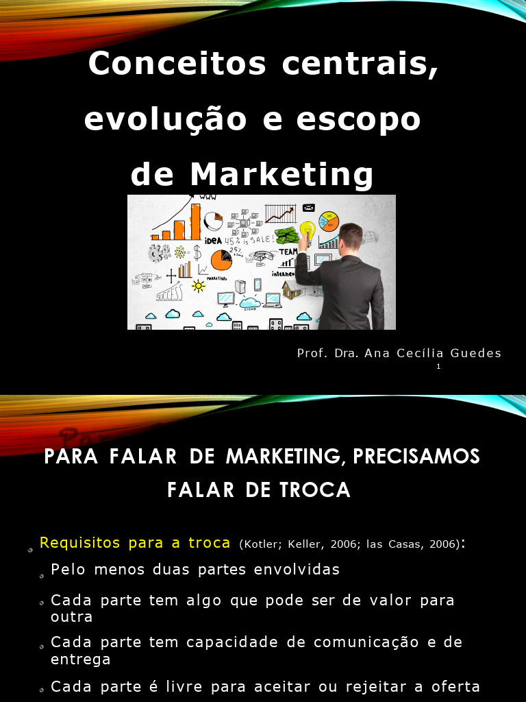 Conceitos e Evolução do Marketing | PDF | Marketing | Mercado (economia)