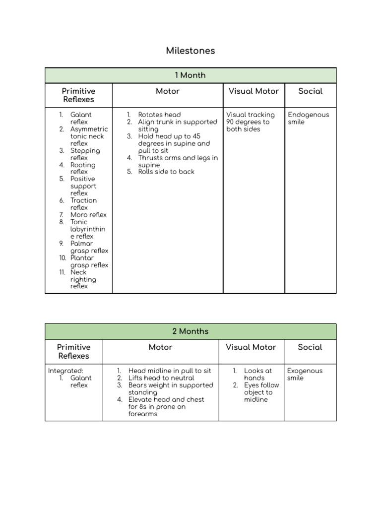 Child Development Milestones Guide | PDF