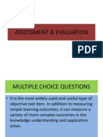 Assessment & Evaluation