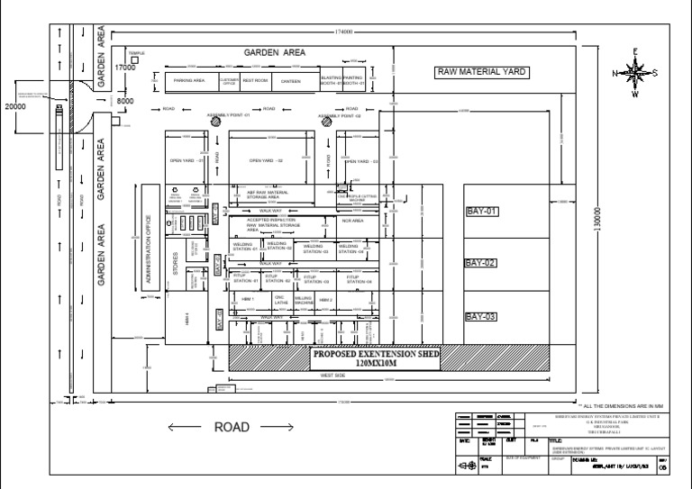 Company Layout Unit 1 - Proposed Shed_r05 | PDF | Tools | Metalworking