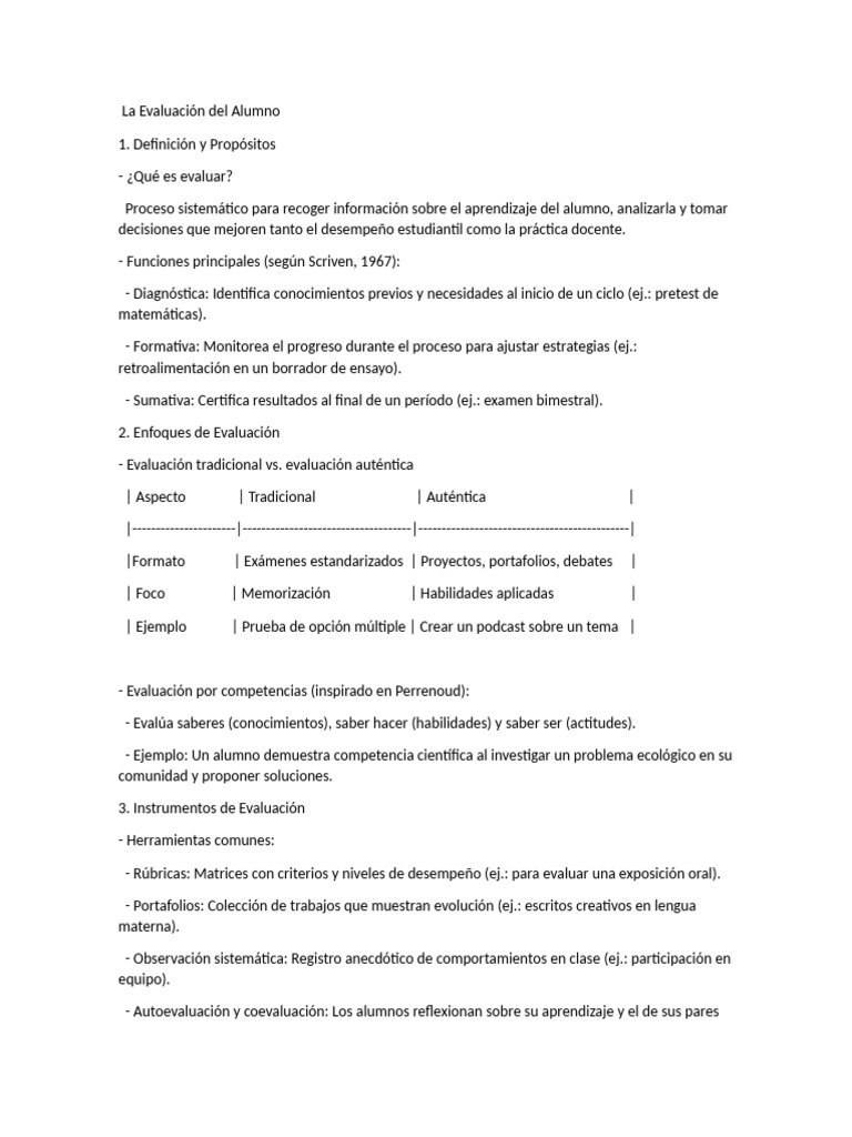 Métodos Efectivos de Evaluación del Alumno | PDF | Evaluación | Maestros