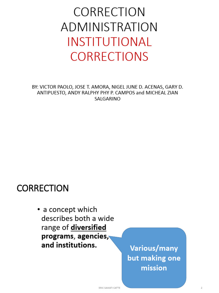 Overview of Correctional Administration | PDF | Prison | Crimes