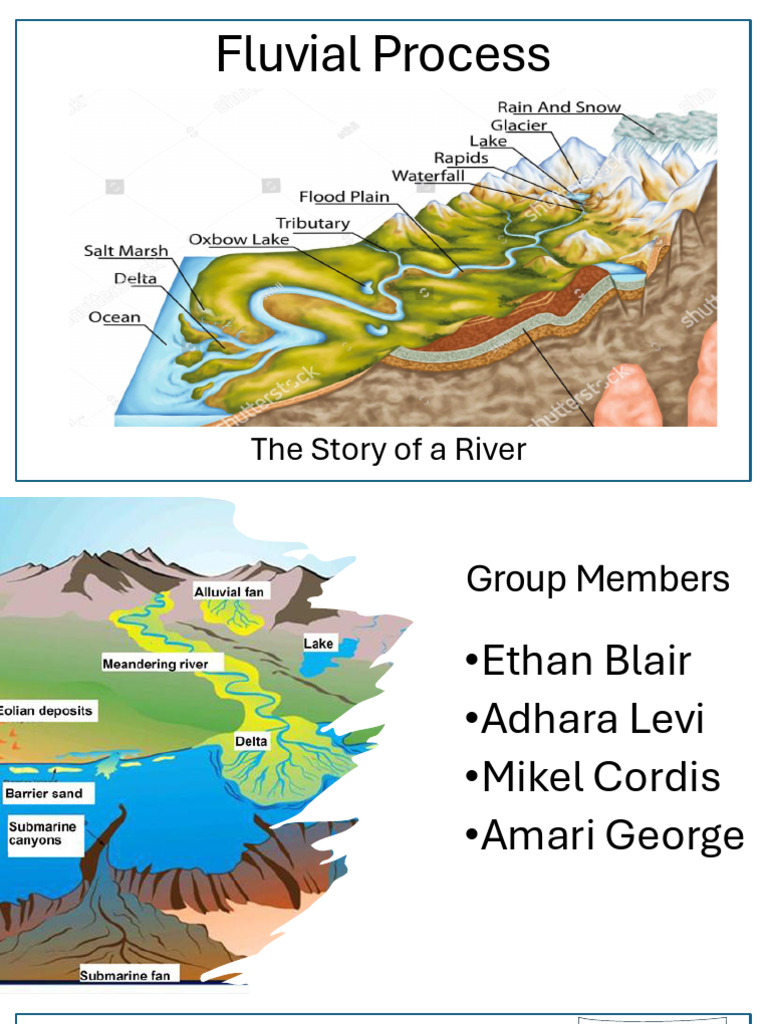 Fluvial Processes: River Journey Stages | PDF