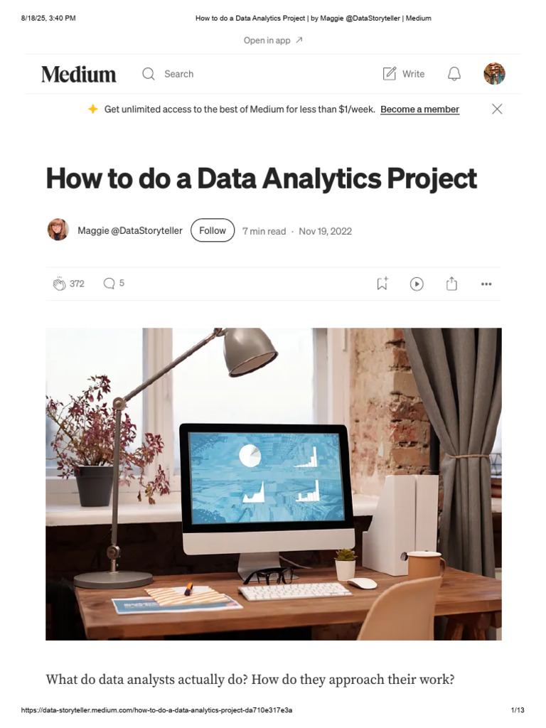 Data Analytics Project Guide | PDF | Dependent And Independent ...