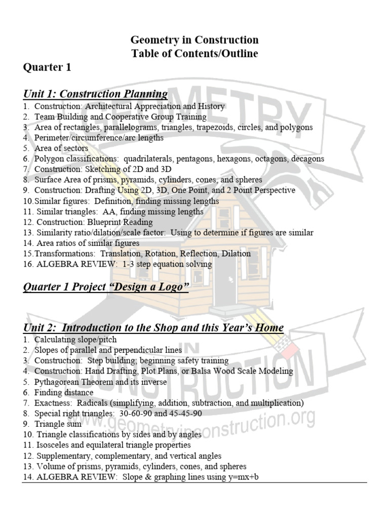 Geometry Table of Contents | PDF | Area | Triangle