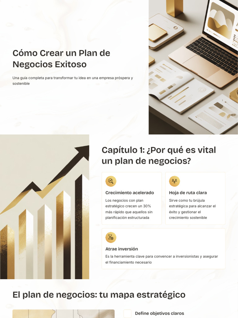 Guía para Crear un Plan de Negocios | PDF | Plan de negocios | Marketing