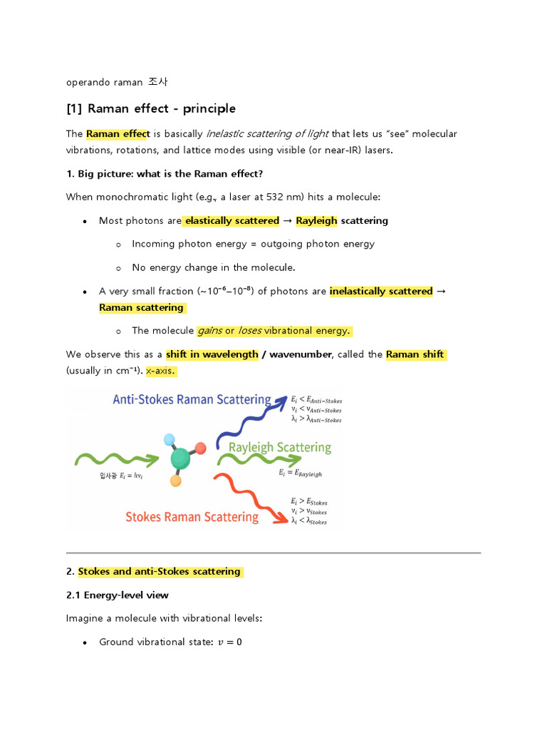 Operando Raman Spectroscopy Overview | PDF | Raman Spectroscopy | Optics