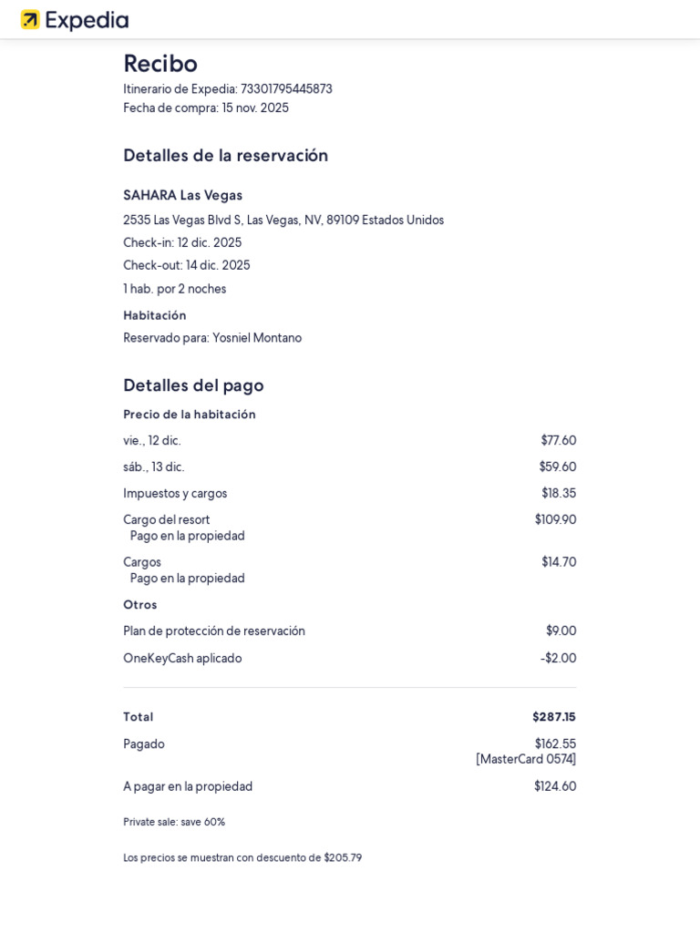 Trip Receipt | PDF