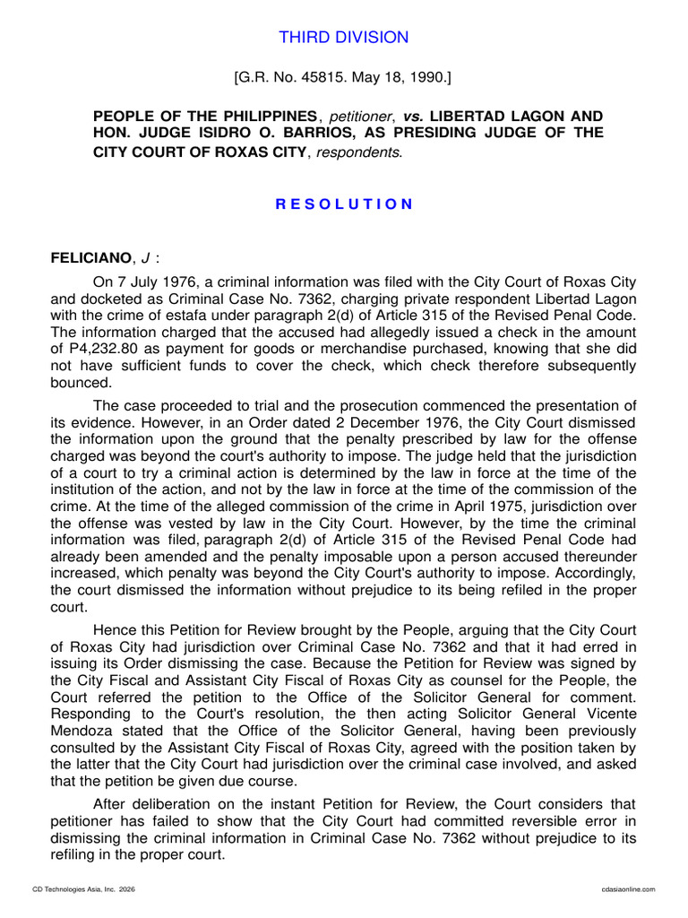 Jurisdiction in Estafa Case Review | PDF | Crimes | Crime & Violence