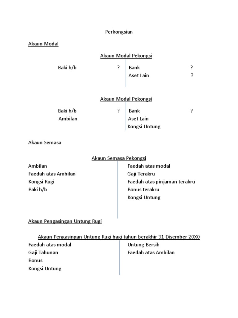 Akaun Modal Pdf