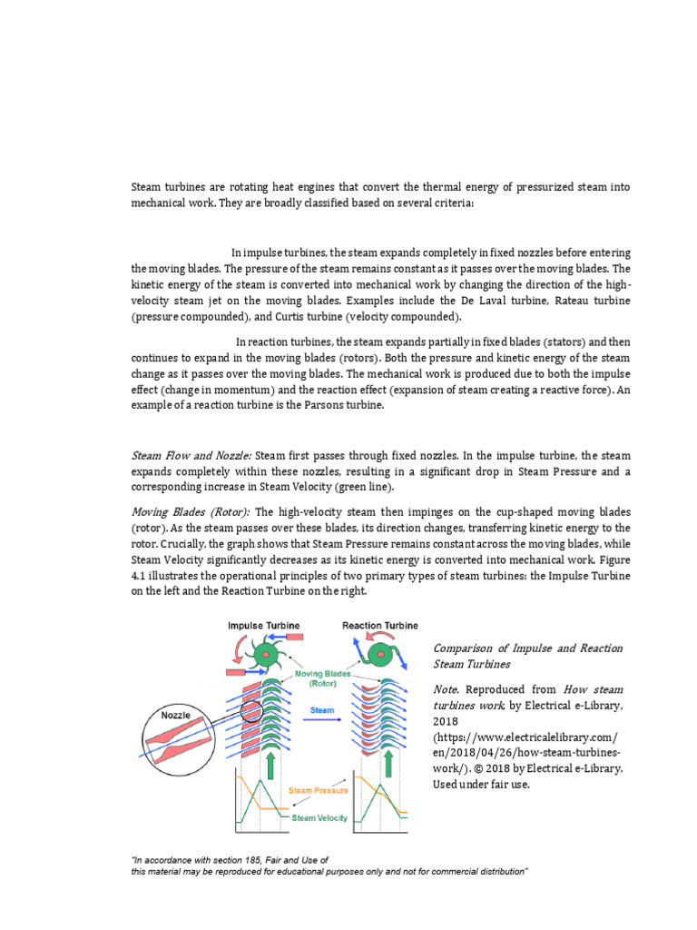 Types of Steam Turbines Explained | PDF | Turbine | Steam