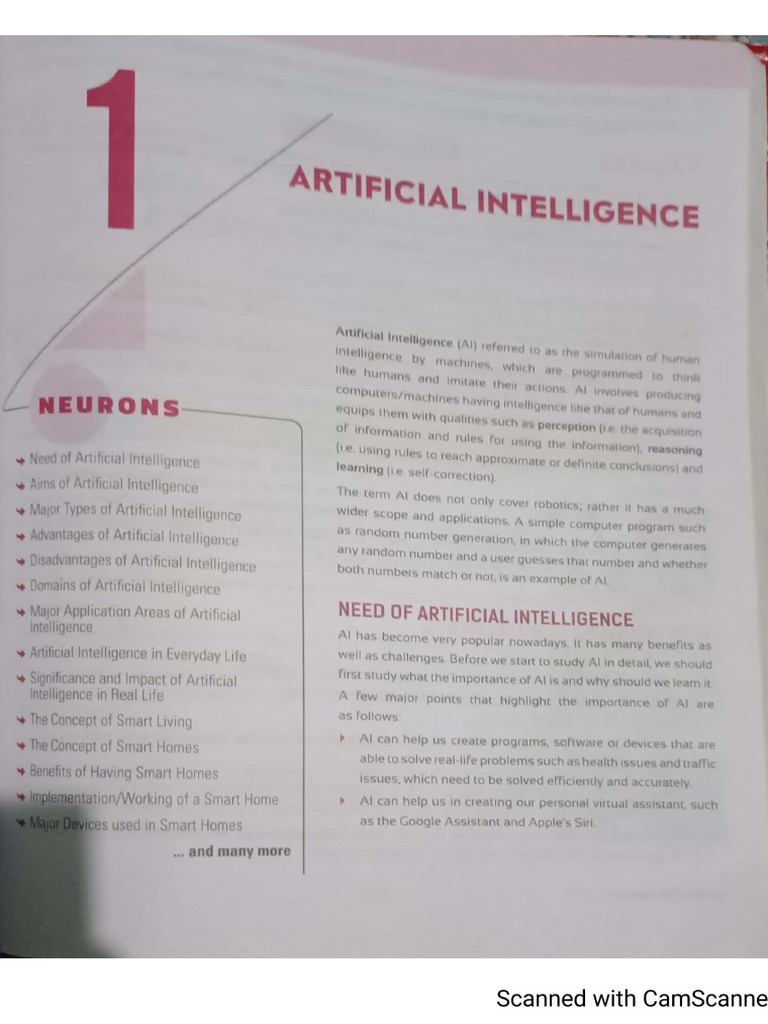 Chapter - 04 Artificial Intelligence | PDF