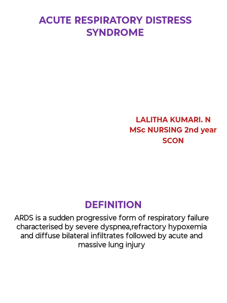 Ards | PDF