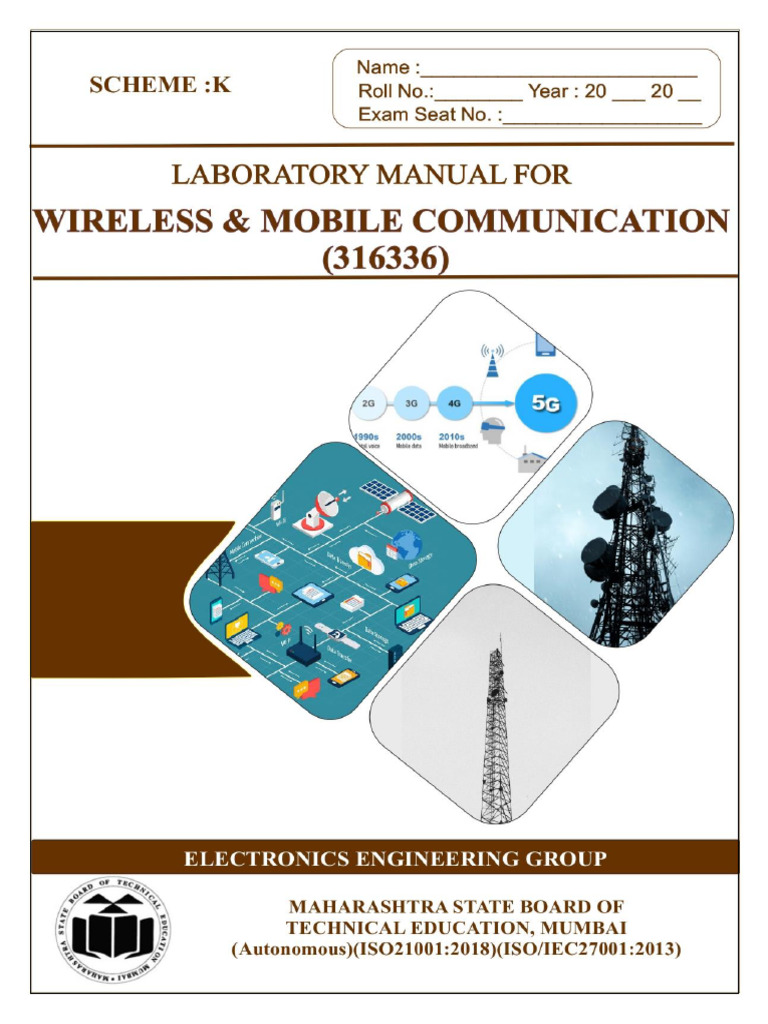 Wireless & Mobile Communication Lab Manual | PDF | Mobile Phones ...