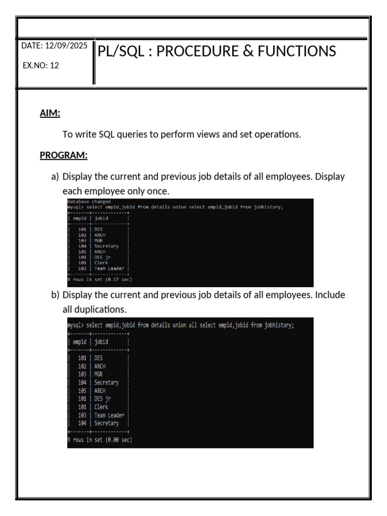 DBMS 12 | PDF