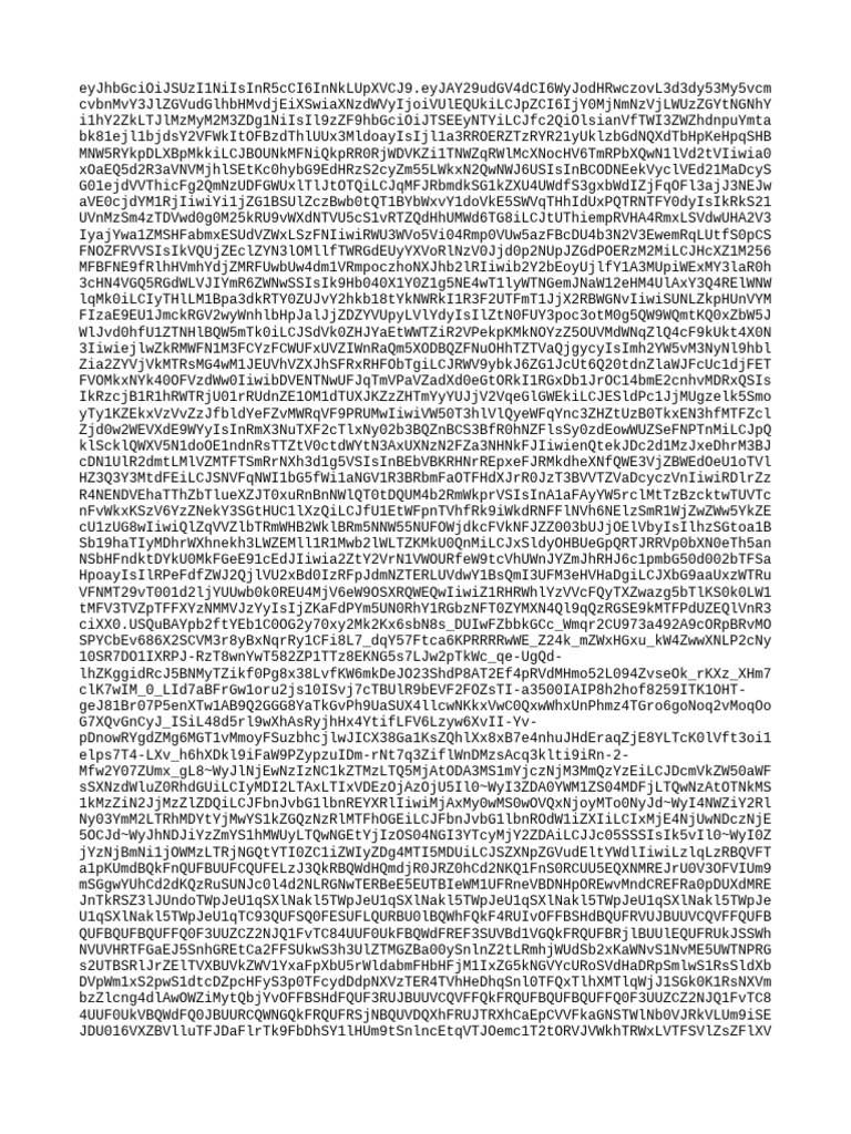 JWT Token Structure and Usage | PDF