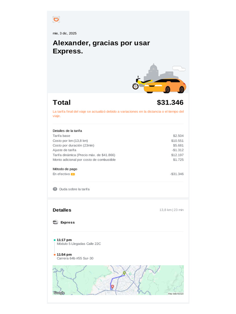 DiDi - Recibo - 1 | PDF
