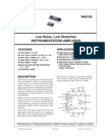 Features Applications: 1990 Burr-Brown Corporation PDS-1016H Printed in U.S.A. March, 1998