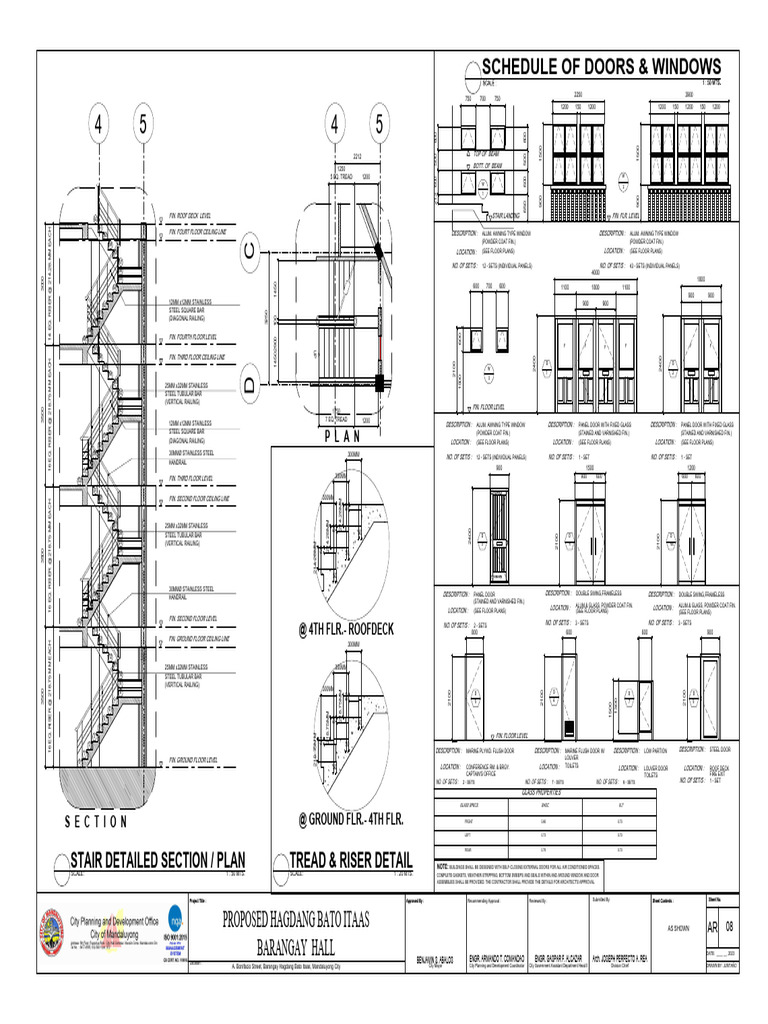 Proposed Barangay Hall Construction Details | PDF