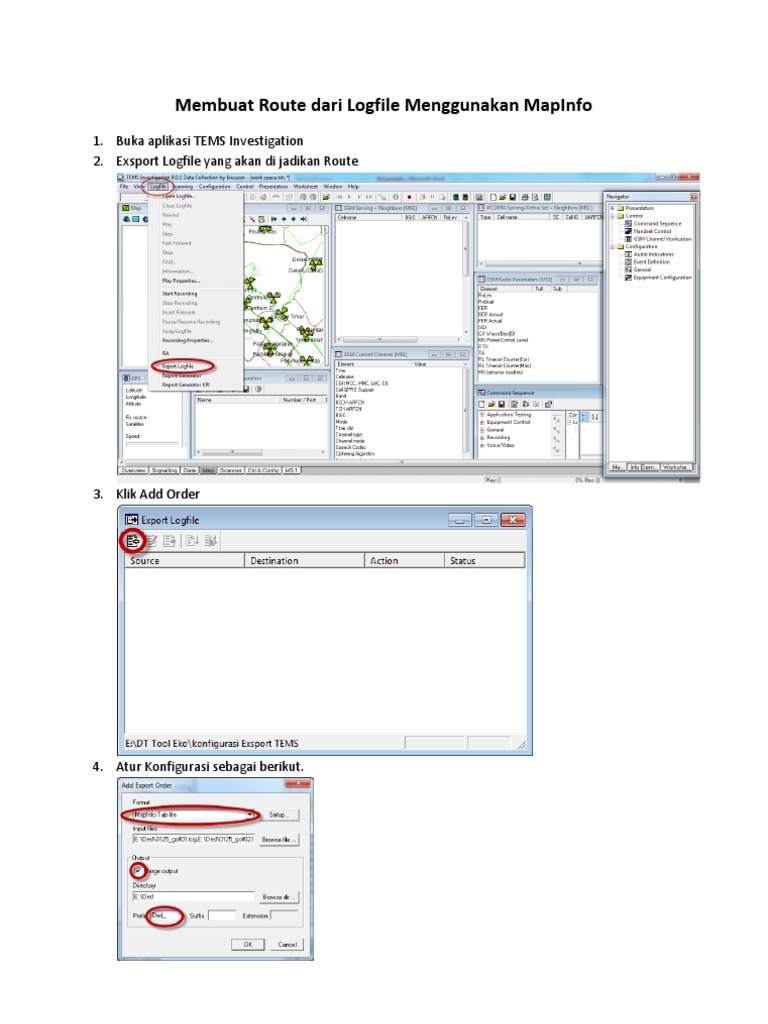 Membuat Route Dari Logfile Menggunakan MapInfo | PDF | Teknologi & Rekayasa