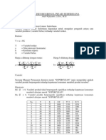 Analisis Regresi Linear Sederhana