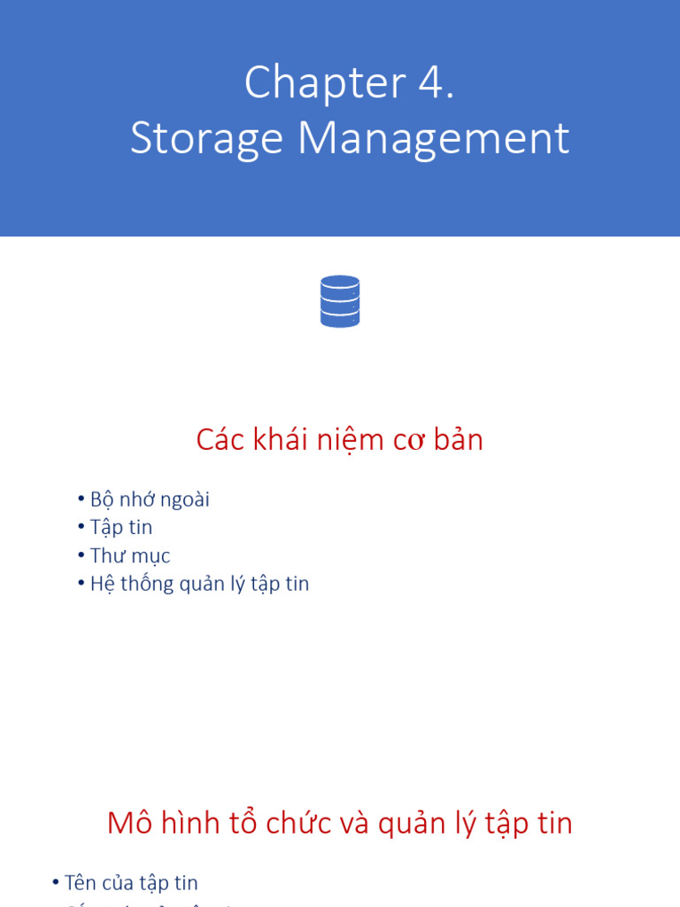 Storage Management | PDF