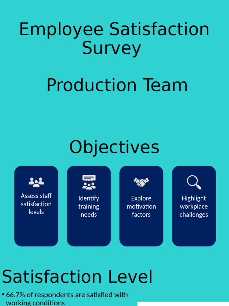 Employee Satisfaction Survey | PDF | Job Satisfaction | Motivation