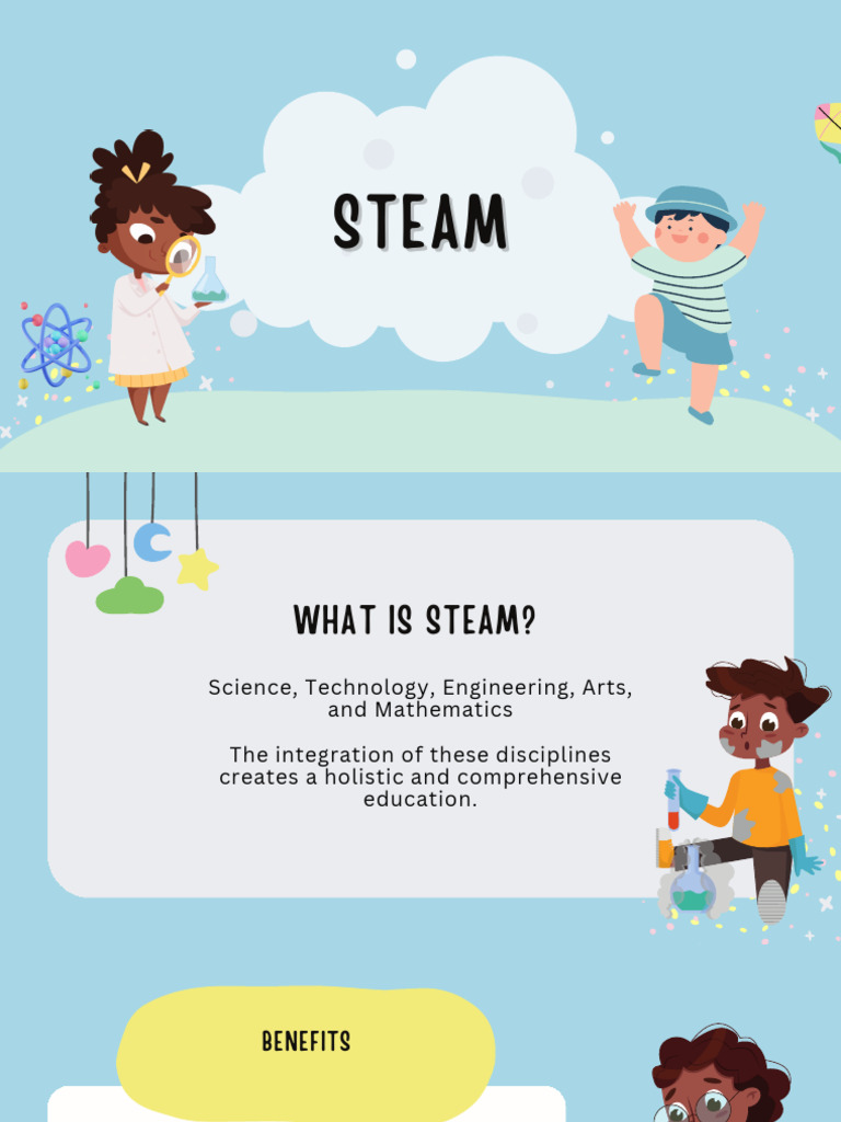 Pastel Informativo Educativo Interactivo Herramientas Steam en El Aula ...