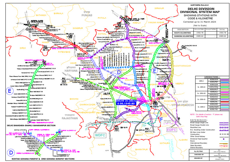 Northern Railway Divisional Map | PDF