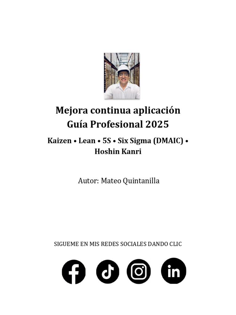 Guía de Mejora Continua 2025: Kaizen y Lean | PDF | Lean Manufacturing ...