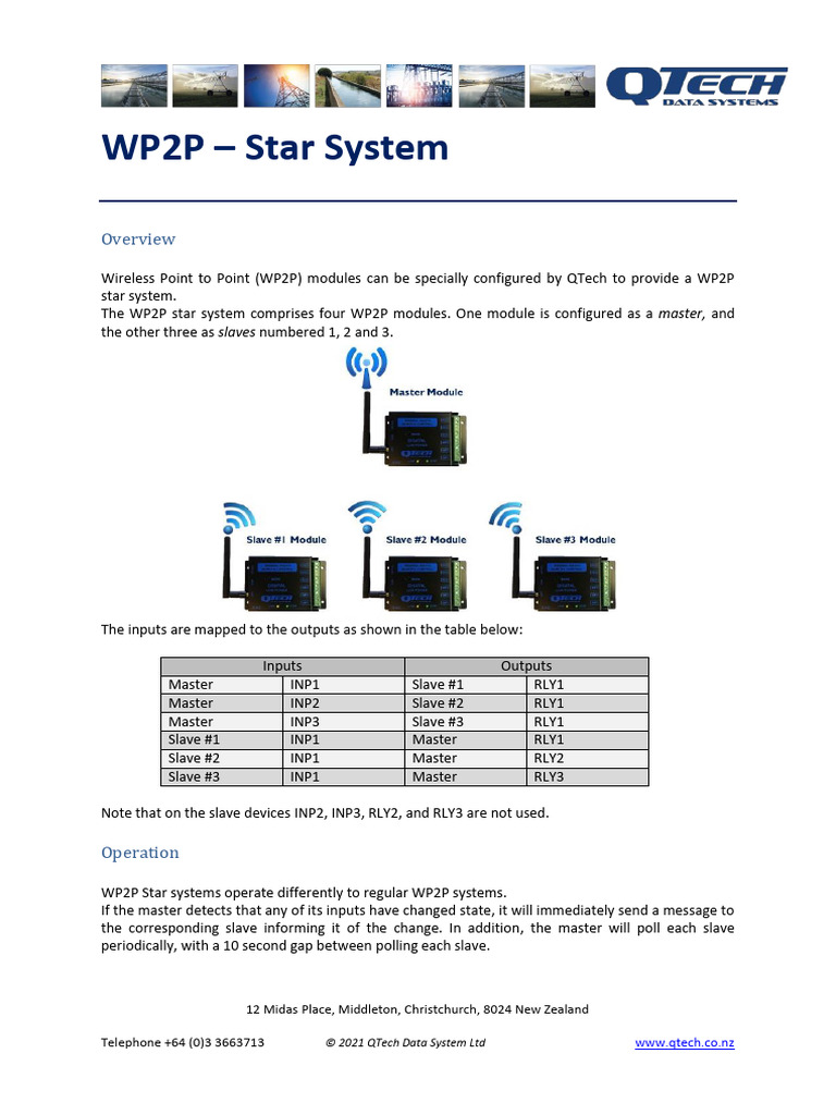 Application Note WP2P Star Configuration | PDF | Computer Science ...