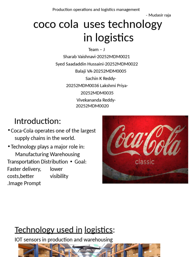 Production Operations and Management Presentation by Group-J | PDF