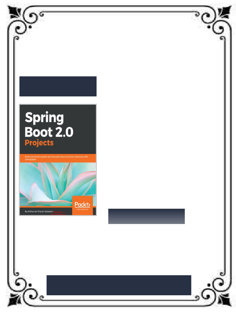 Spring Boot 2 0 Projects Build production grade reactive applications ...