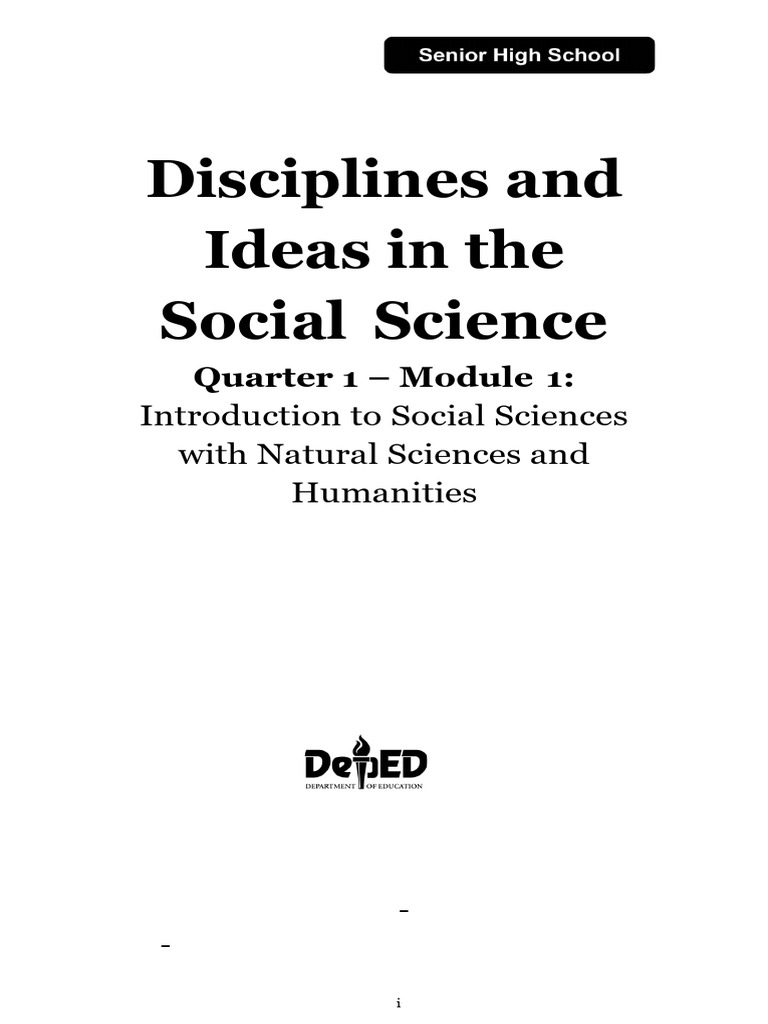 Introduction to Social Sciences Module | PDF | Social Sciences | Science