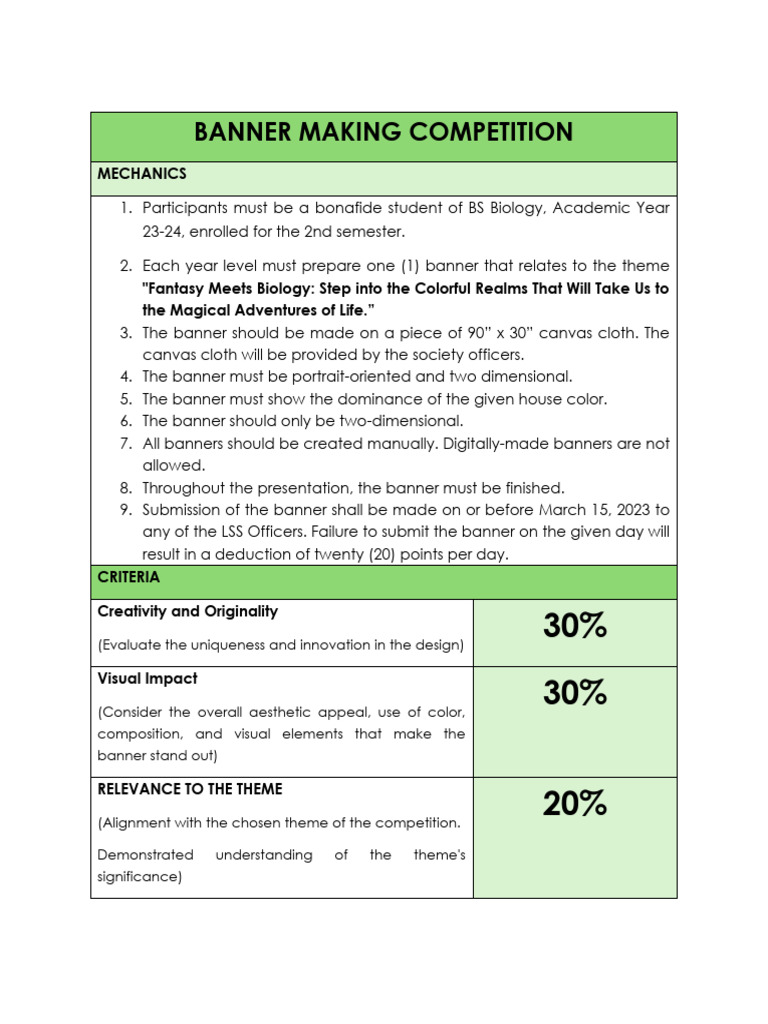 Banner Making | PDF