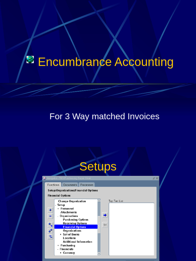 Encumbrance Accounting for Invoices | PDF
