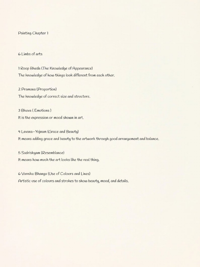 Painting Ch 1 | PDF