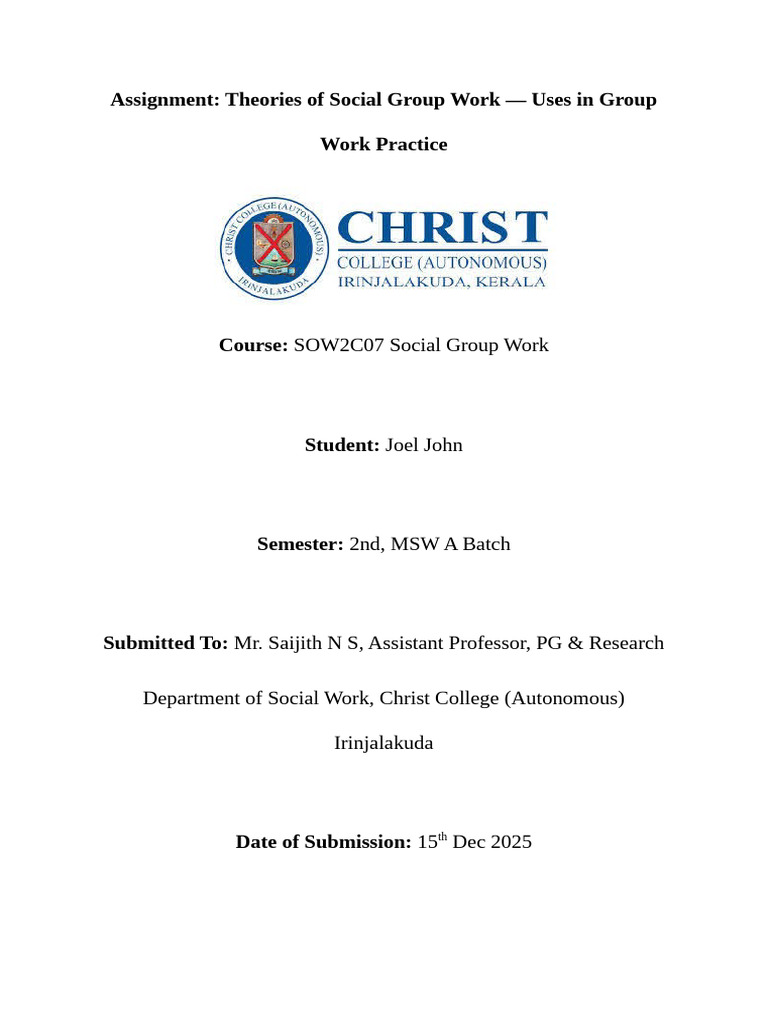 Social Group Work Theories Explained | PDF | Reinforcement | Social ...