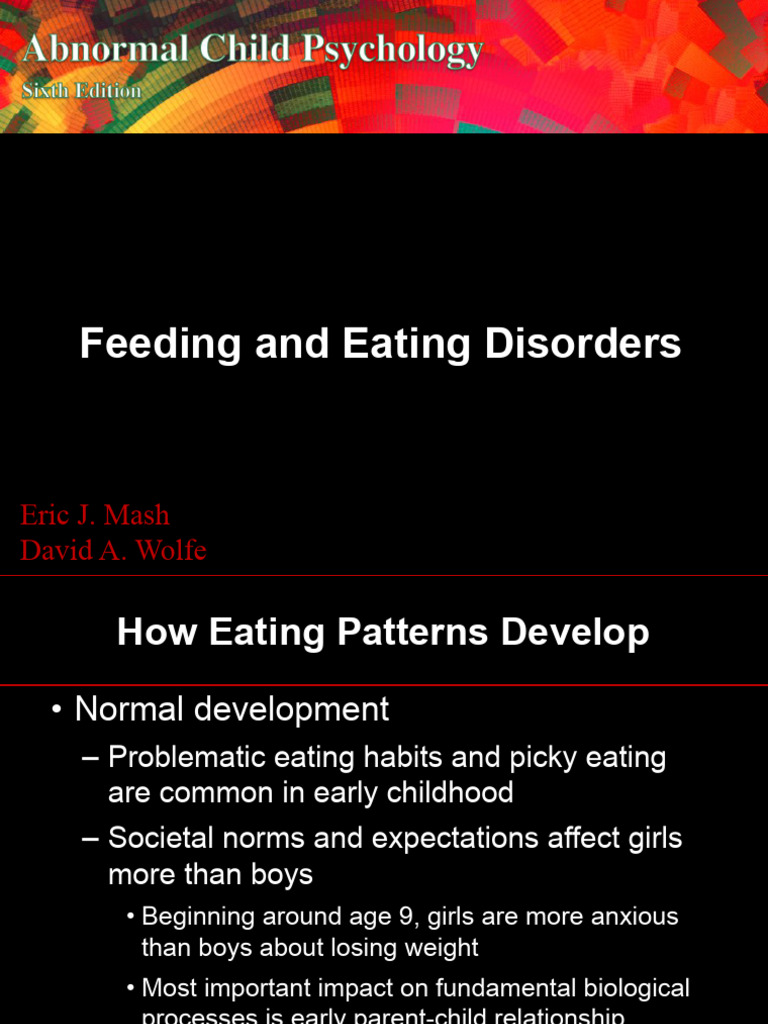 Understanding Feeding and Eating Disorders | PDF | Mental Disorder ...