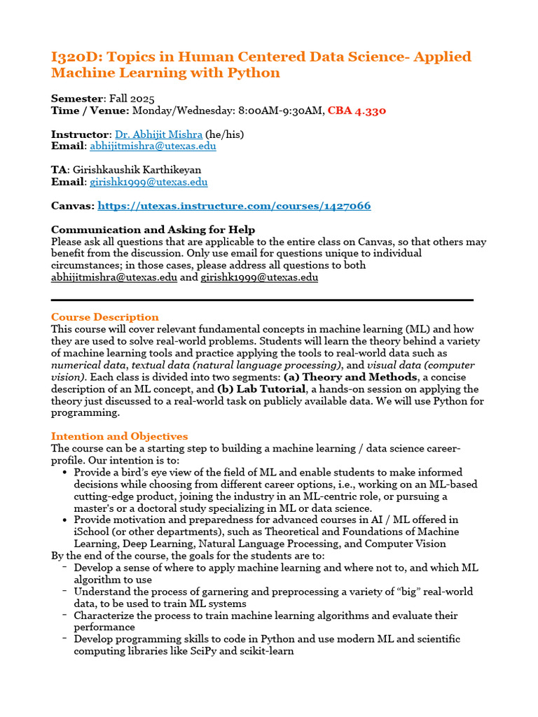 Applied Machine Learning with Python | PDF | Machine Learning ...