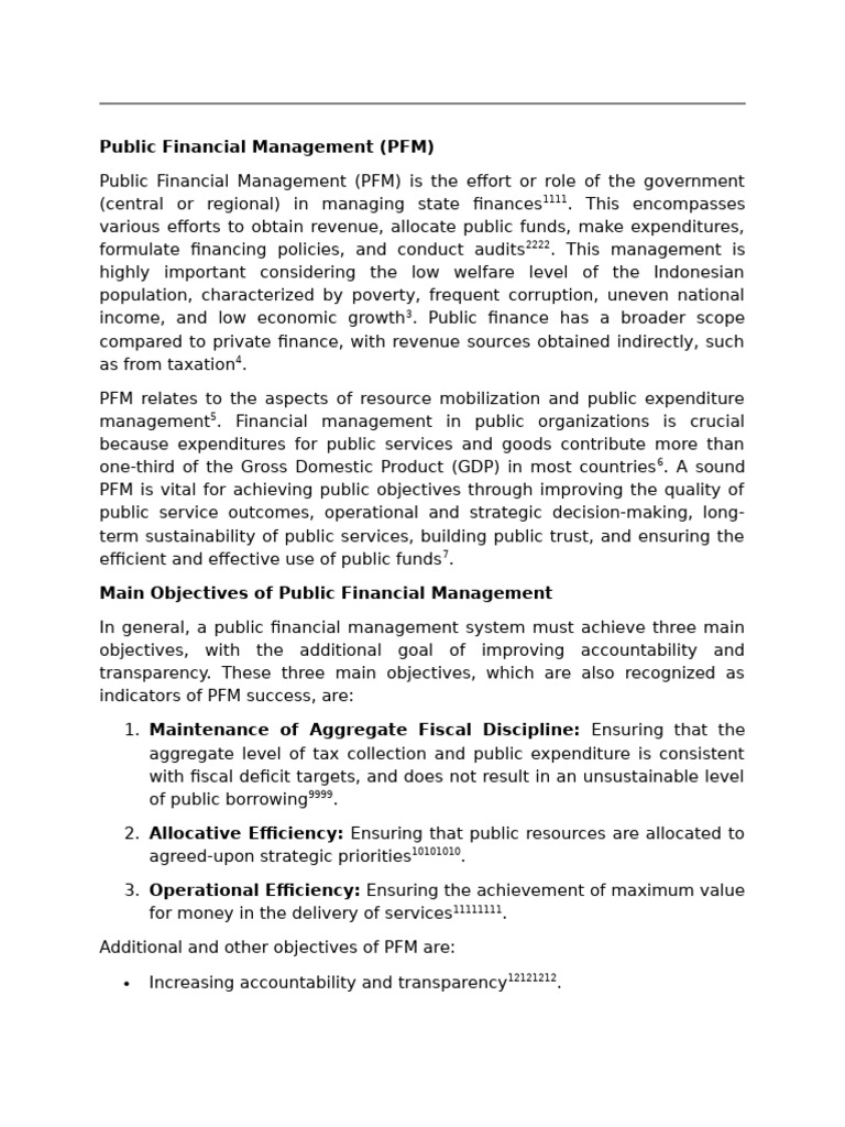 Understanding Public Financial Management | PDF | Government Spending ...