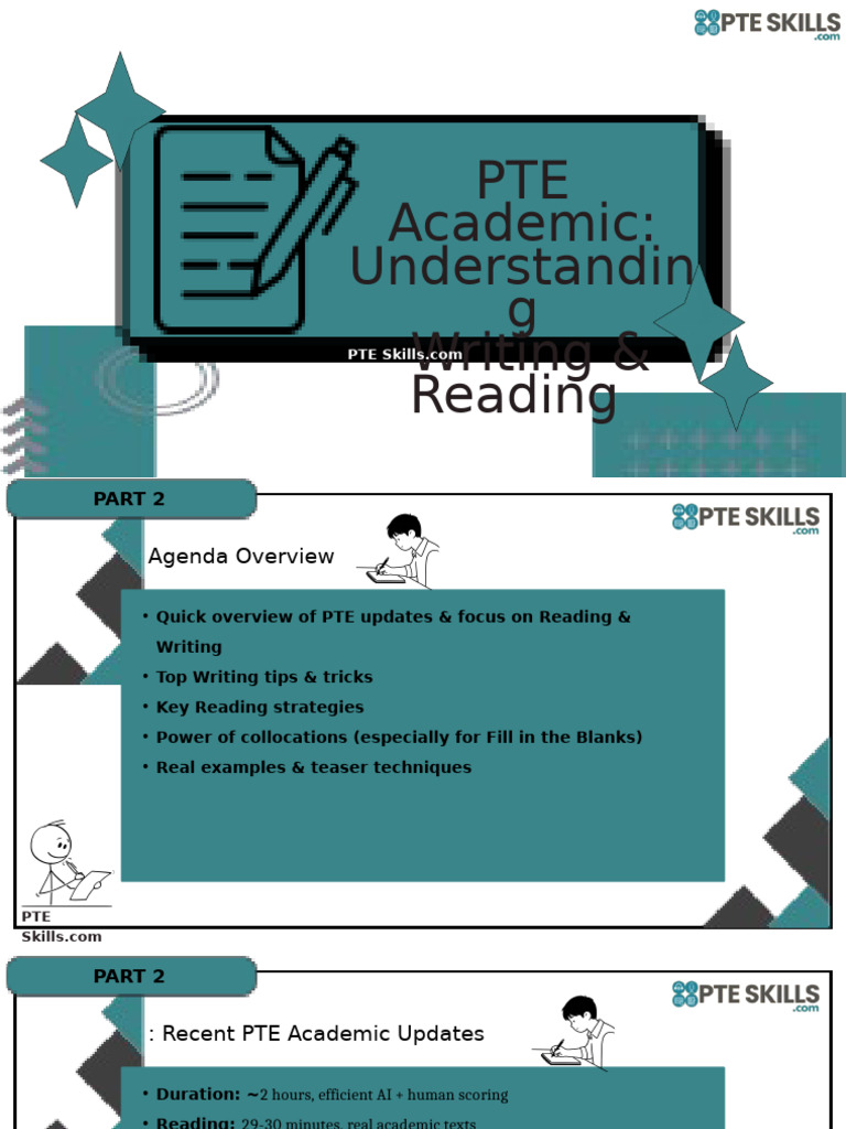 PTE Academic Reading & Writing Strategies | PDF | Stress (Biology ...