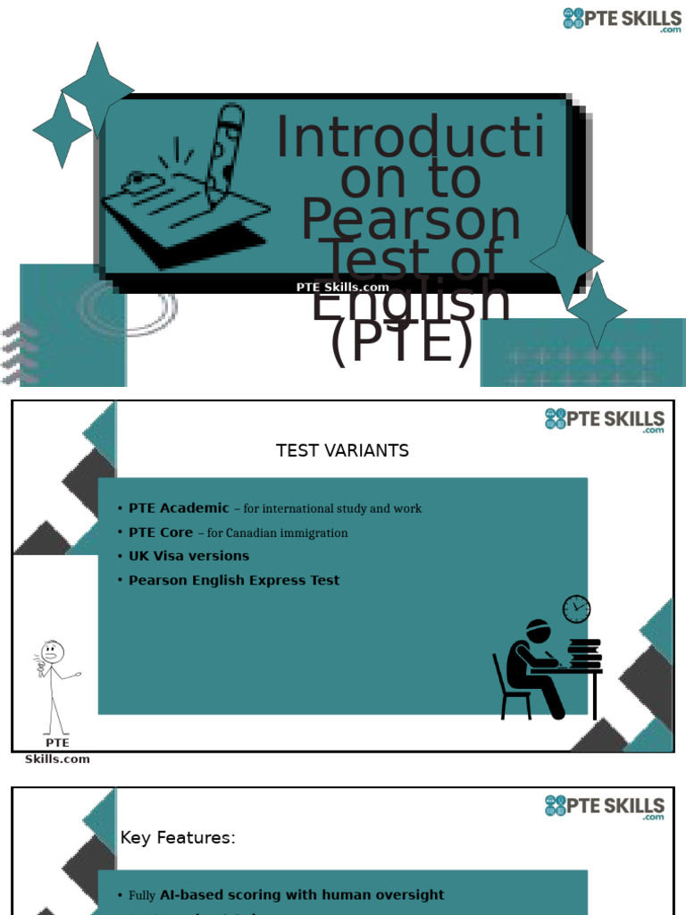 Overview of Pearson Test of English | PDF | Reading Comprehension ...